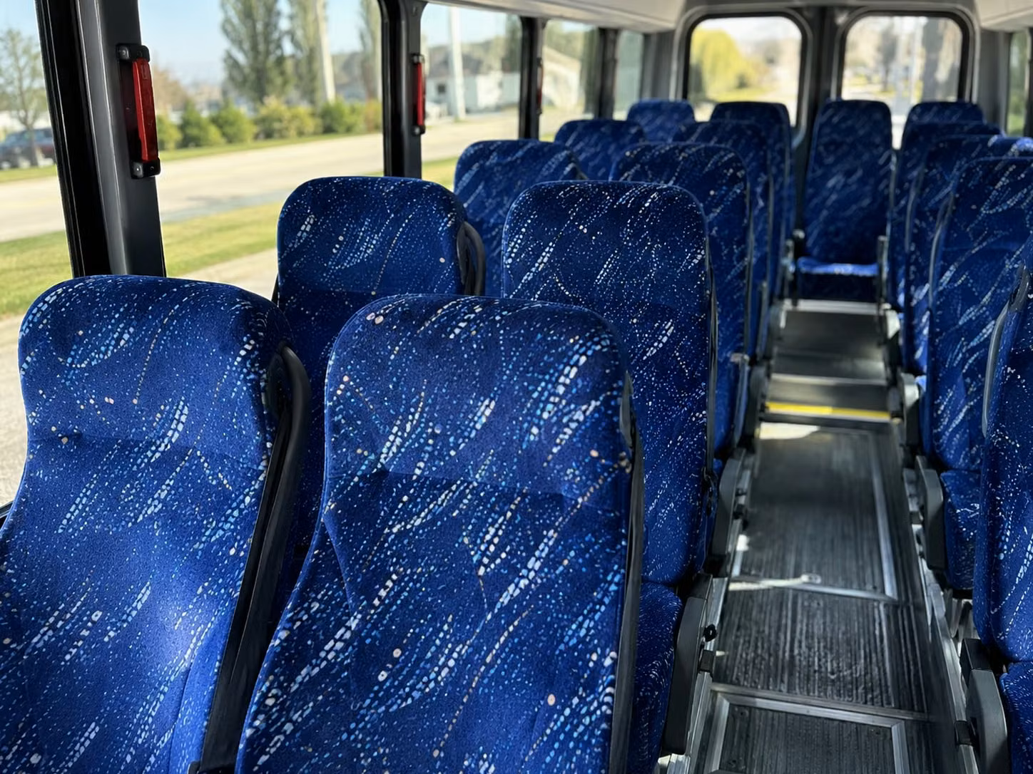 15 passenger minibus inside