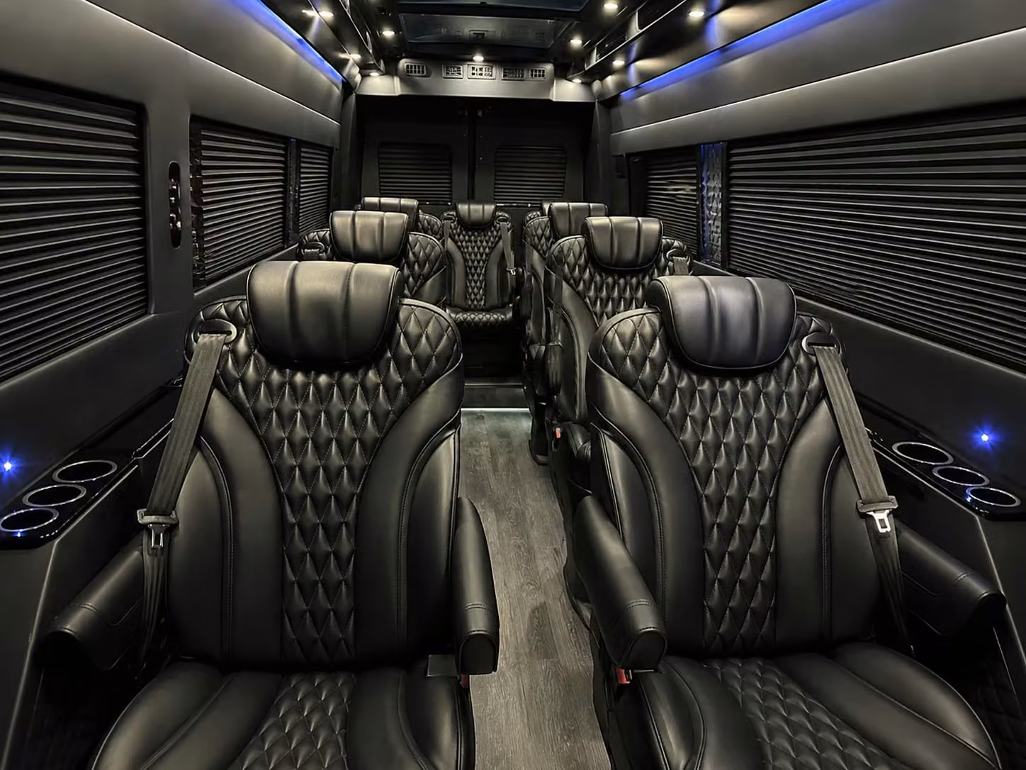 sprinter van with driver inside